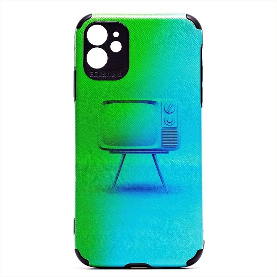 Задняя накладка SC310 для iPhone 11 (008) (black)