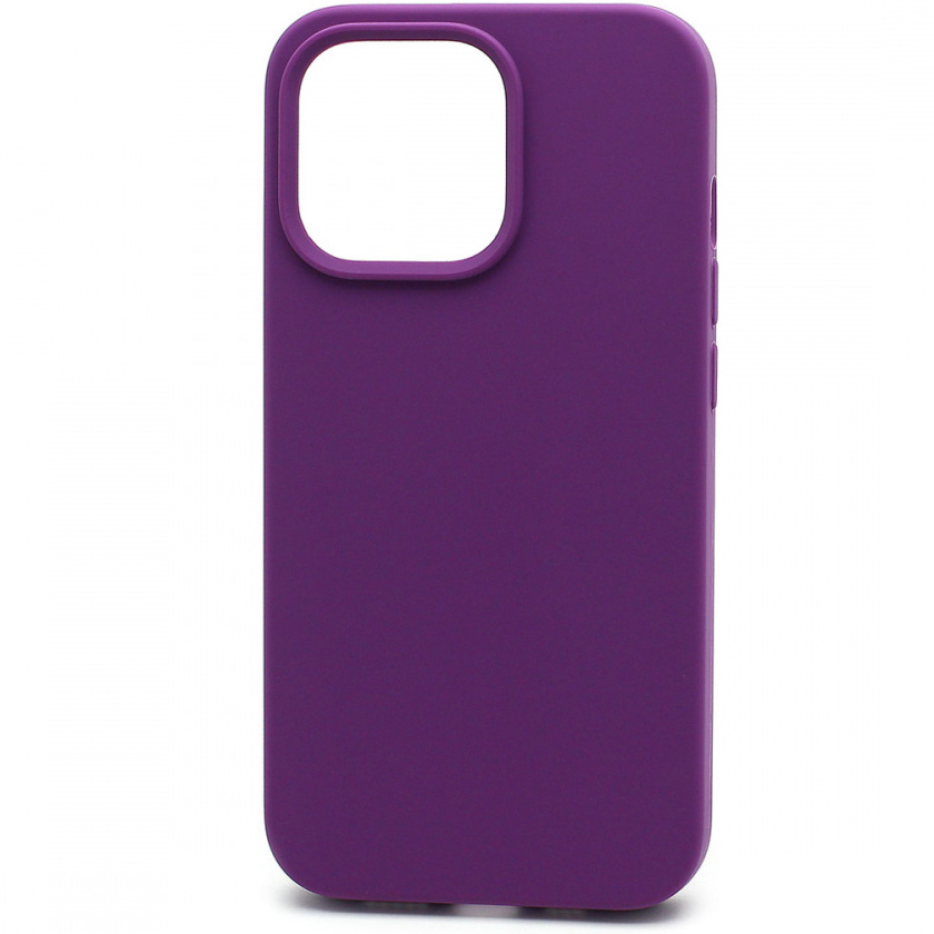 Силиконовый чехол SILICONE CASE для iPhone 13 Pro (полная защита) (045) фиолетовый