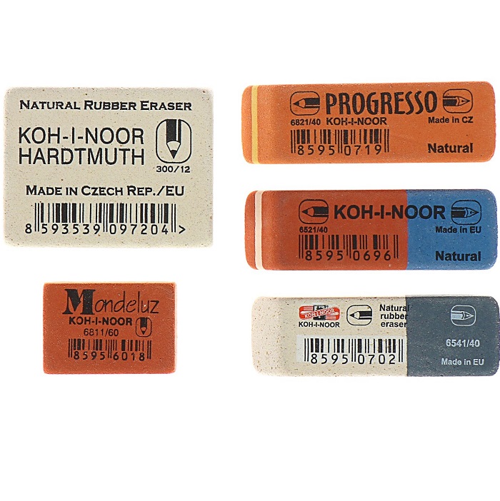 Набор ластиков 5 штук Koh-I-Noor 4833389