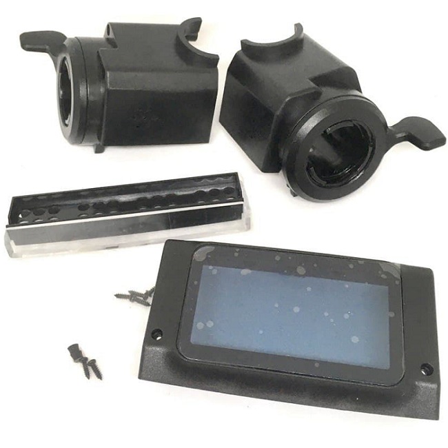 Крышка дисплея и курки газа/тормоза (Комплект) Kugoo S1/S2/S3/S3 Pro