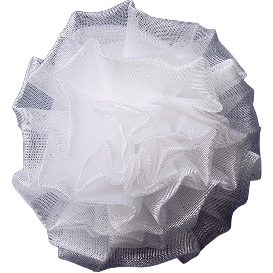 Резинка для волос бант "Школьница" волнушка, d-6 см, белый 7915737