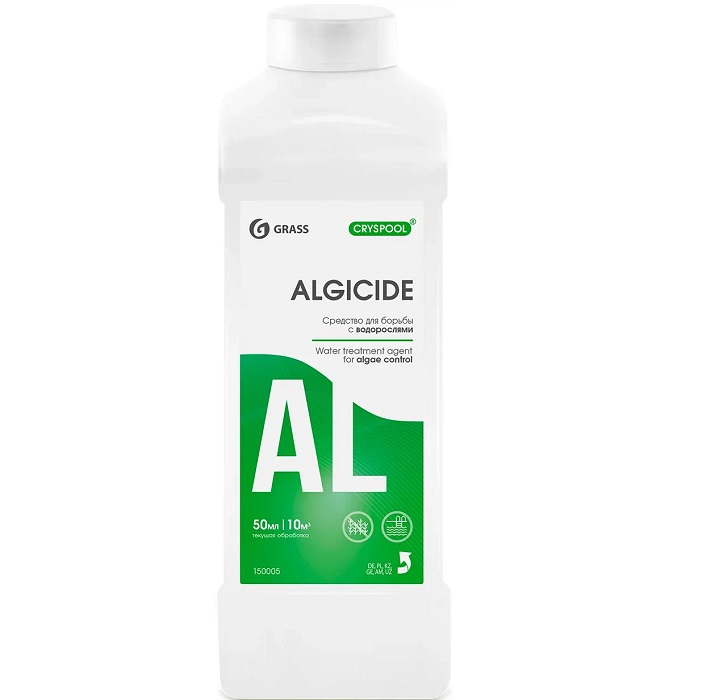 Средство для борьбы с водорослями GRASS CRYSPOOL algicide (канистра 1кг) 150005