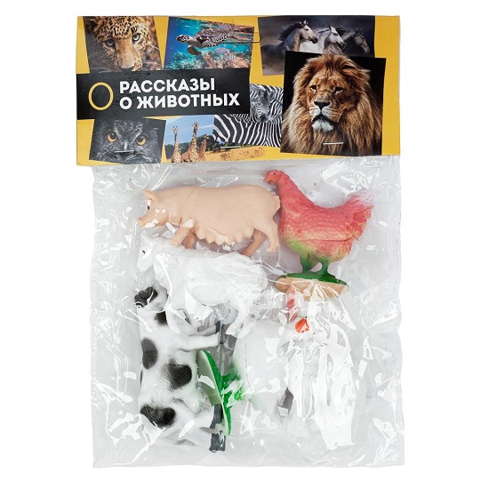 Пластизоль домашние животные 6 шт ИГРАЕМ ВМЕСТЕ 390506