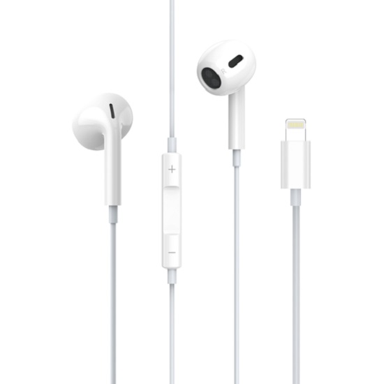 Наушники AXXA AW-03 белый, Lightning