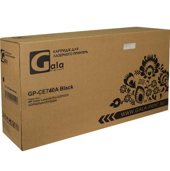 Картридж лазерный GalaPrint GP-CE740A черный для HP Color LaserJet Pro CP5225