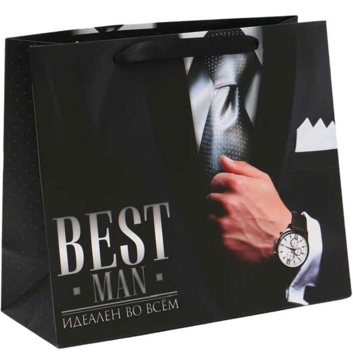 Пакет «Новогодний лес», ML 23×27×11.5 см