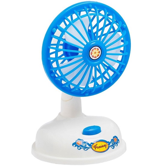 Бытовая техника «Вентилятор», работает от батареек, цвета МИКС 2261060