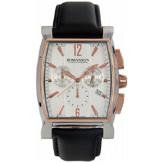 Наручные часы Romanson 1249H MJ(WH)BK TL хрон.