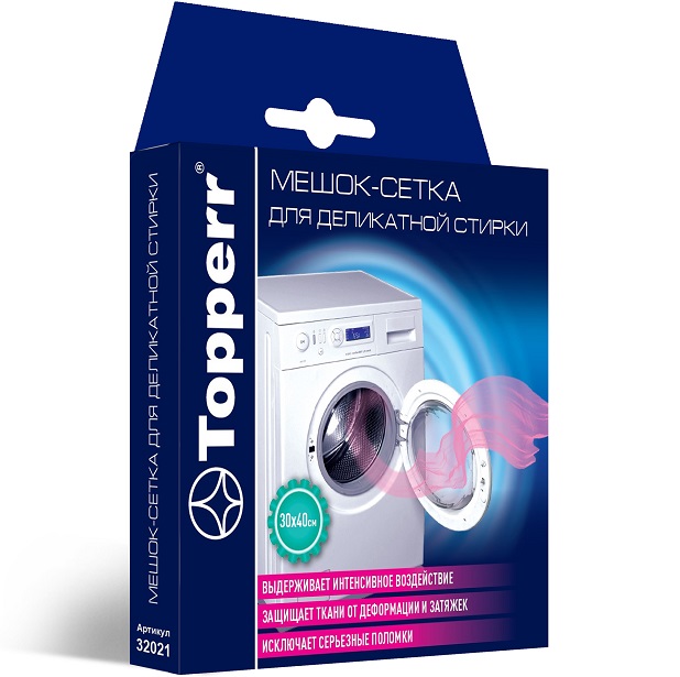Мешок-сетка для деликатной стирки TOPPERR 32021, 30x40см на 1 кг белья