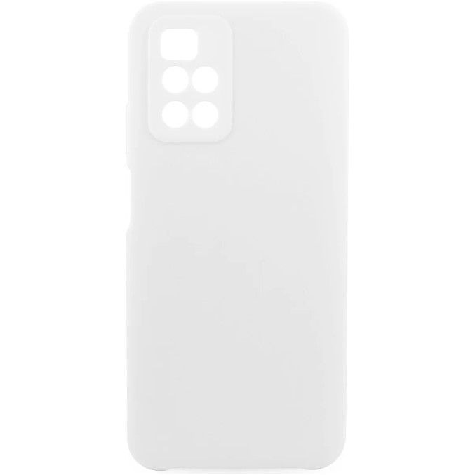Задняя накладка SILICONE COVER для Xiaomi Redmi 10 белый