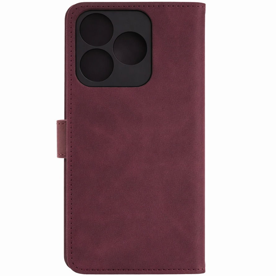 Чехол футляр-книга ZIBELINO Book Wallet для Realme C61 4G/C63 4G с магнитной застежкой (бордовый)