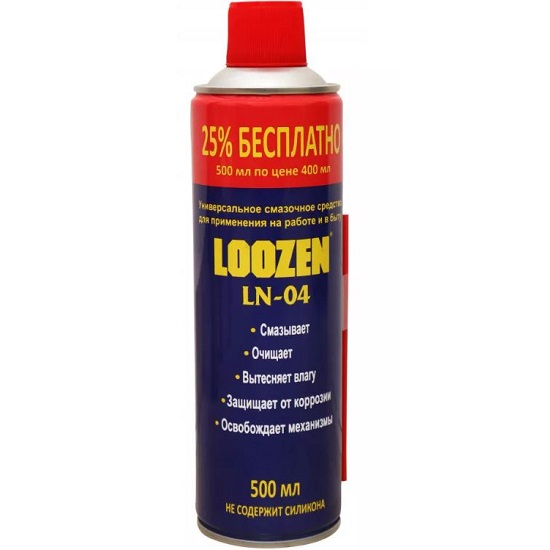 Смазка универсальная LN-40 проникающая, многоцелевая  500 ml