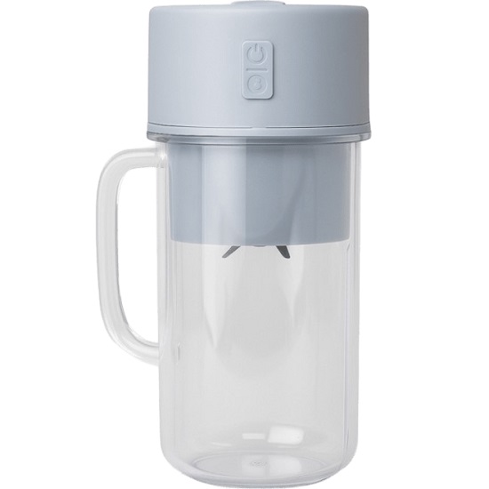 Блендер портативный Crusher juicer, голубой, USB