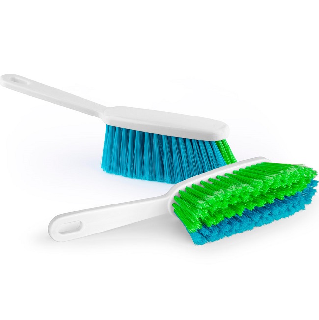 Щетка-сметка AKOP Elite Palermo 2 in 1, бирюз/салатовый (500-400)