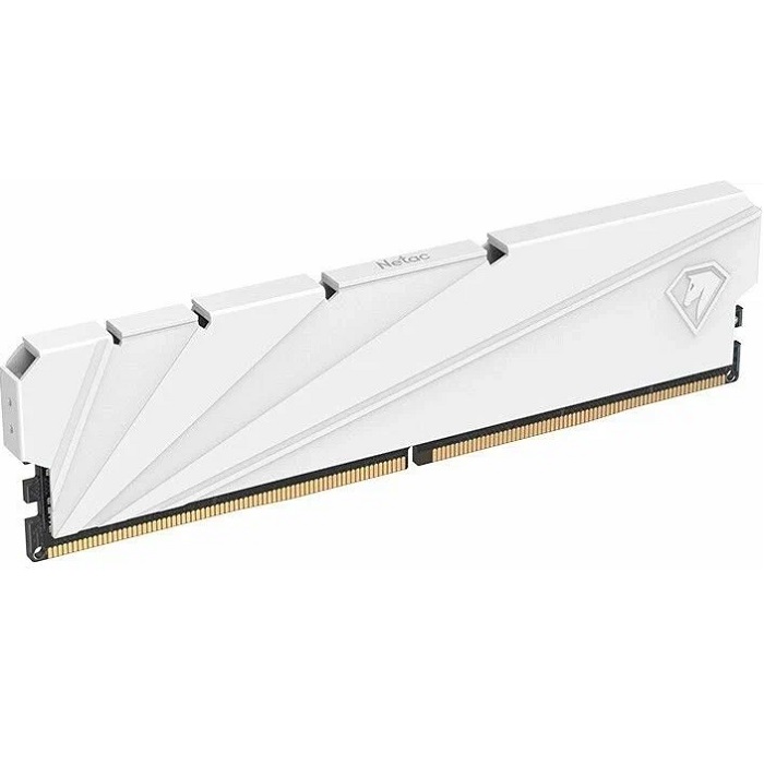 Оперативная память DDR4 32Gb (2x16Gb) NETAC Shadow S, 3200 MHz, CL16, DIMM, радиатор, белый (NTSSD4P32DP-32W)