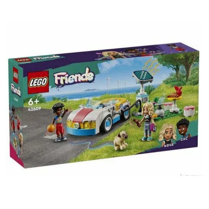 Конструктор LEGO Friends 42609 Электромобиль и зарядное устройство