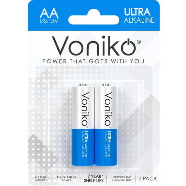 Элемент питания VONIKO LR06 BL-2 (3/40/320)