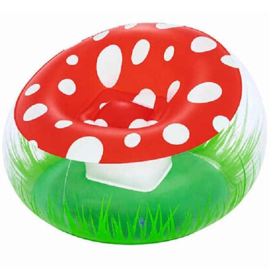 Надувное кресло BESTWAY "Mighty Mushroom" 112x112x66см, до 75 кг, от 6 лет, 75123