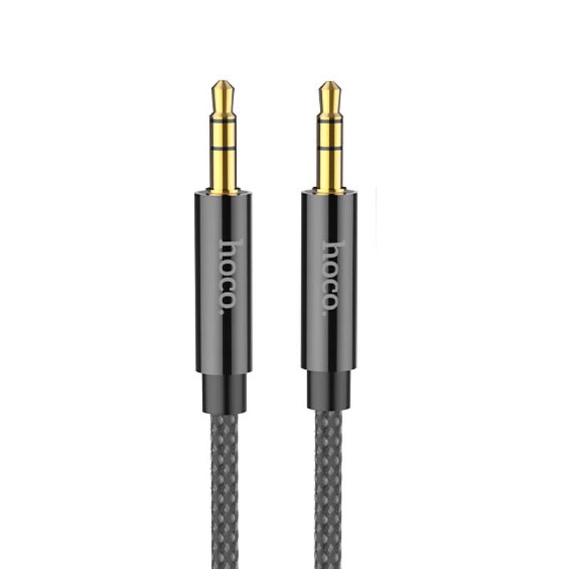 Кабель Jack 3.5 <--> Jack 3.5  2.0м HOCO UPA19 чёрный