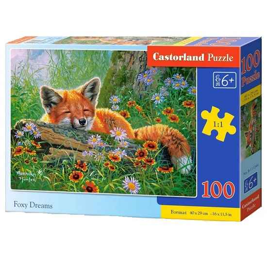 Пазл CASTORLAND 100 "Лисьи мечты" B9-111244