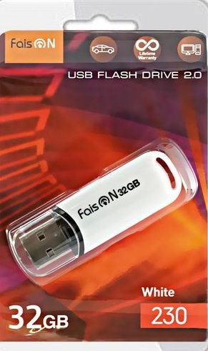USB 32Gb FAISON 230 белый