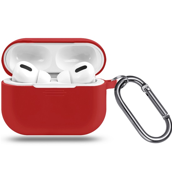 Силиконовый чехол ISA для AirPods Pro 2 с карабином №10 hibiscus