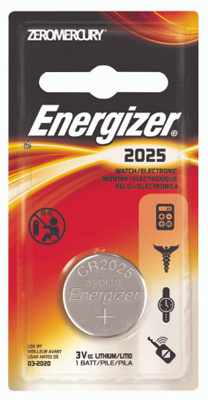 Элемент питания ENERGIZER CR2025 BL-1
