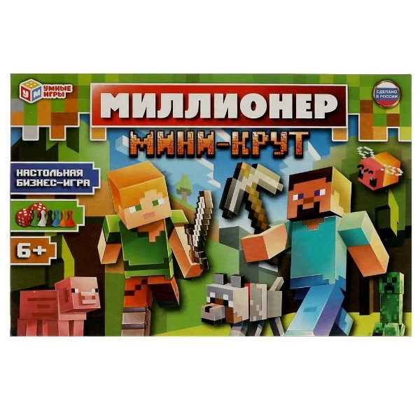 Миллионер Мини-крут по мотивам Майнкрафт Умные игры