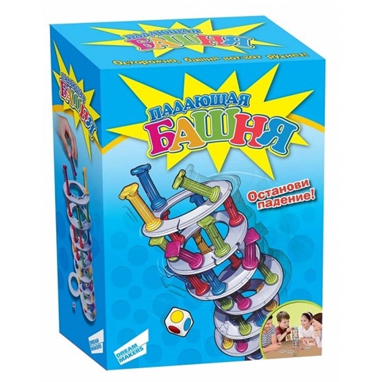 Игра настольная DREAM MAKERS-BOARD GAMES Падающая башня