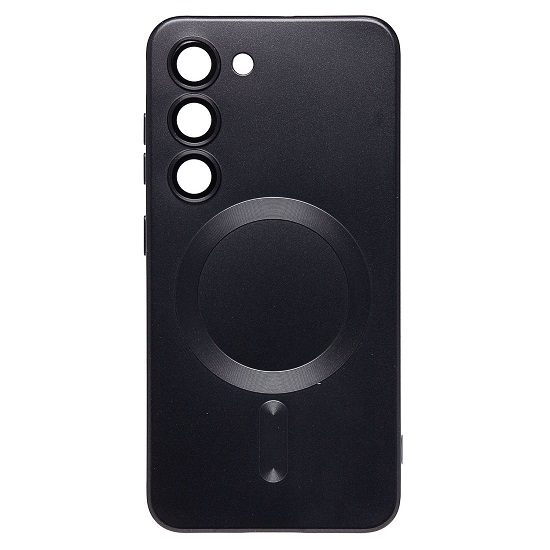 Задняя накладка SM020 Matte SafeMag для Samsung Galaxy S23 (black)