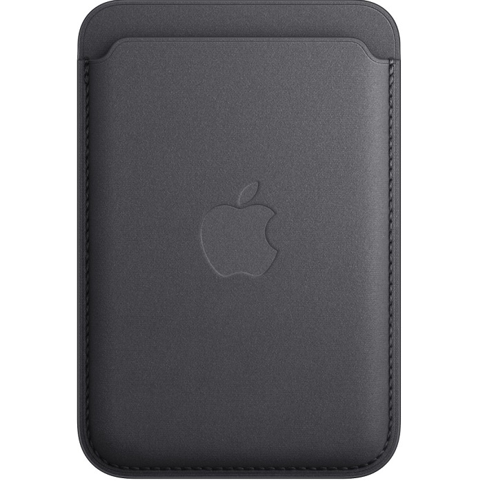 Кошелек для карт MagSafe Silicone Wallet для Apple iPhone Черный