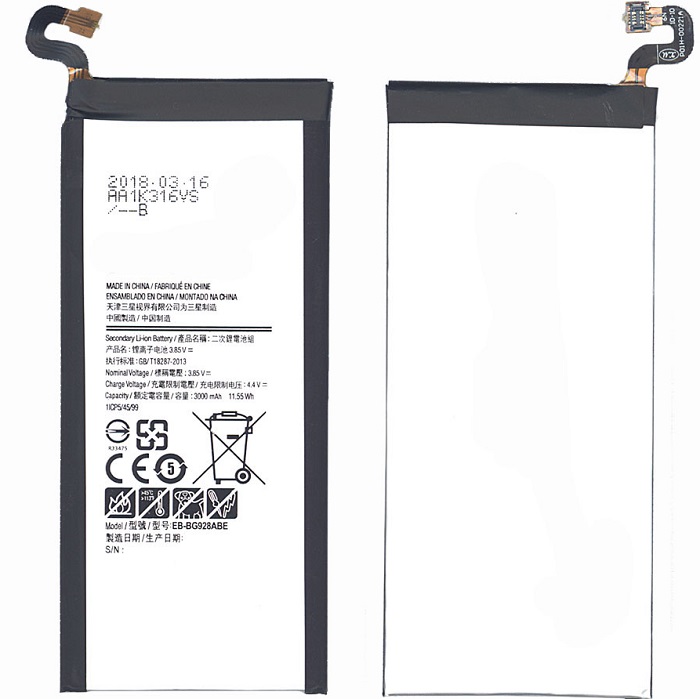Аккумулятор EB-BG928ABE для Samsung Galaxy S6 Edge+ / G928F