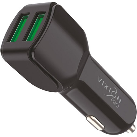 Авто ЗУ 2USB 2.1A VIXION VU-22 черное
