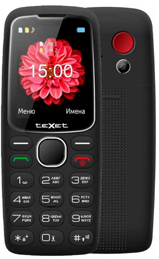 Телефон TEXET TM-B307 черный