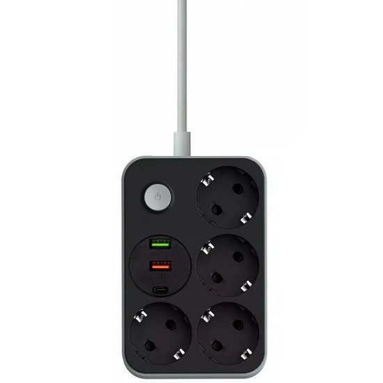 Сетевой удлинитель  2.0м 8206 4розетки + 2USB