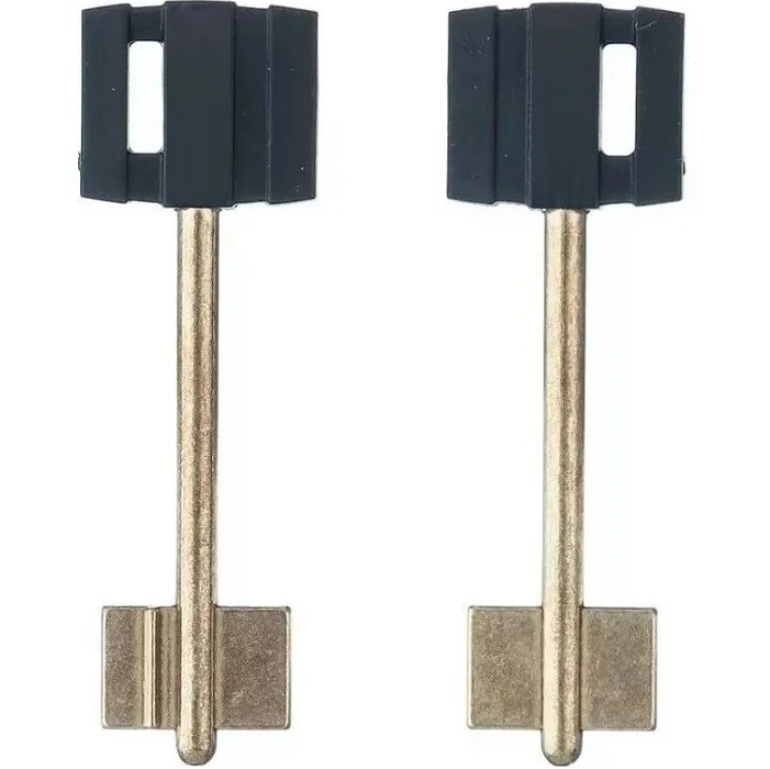 Заготовка ключа Бордер-3 85*22*13.8 мм, лат., с пластиком, б/п