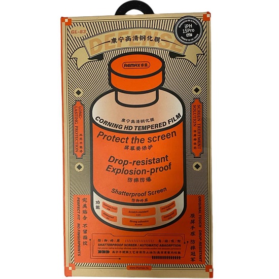 Противоударное стекло REMAX для iPhone XR/11, GL-83, черное