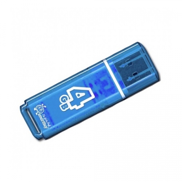 USB 4Gb SMARTBUY Glossy series Blue