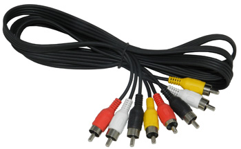 Кабель 4RCA <--> 4RCA  2.4м СИГНАЛ