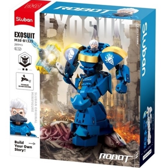 Конструктор "Робот" 269 деталей, в/к 22*23,7*6,7 см