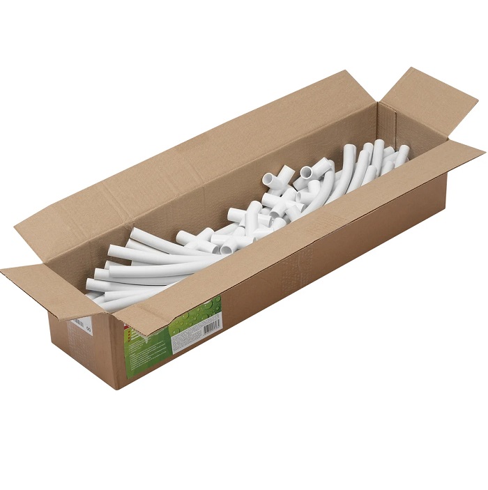 Каркас парника пластиковый 300 х 110 х 120 см, дуга d20мм, белый// Palisad 63901