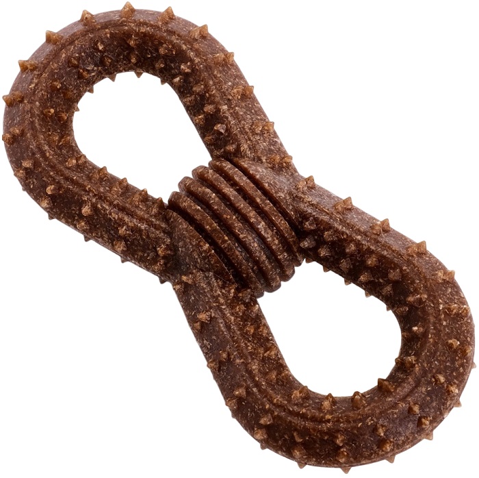 Жевательная игрушка для собак ПИЖОН "Бесконечность", массажная, 19 см