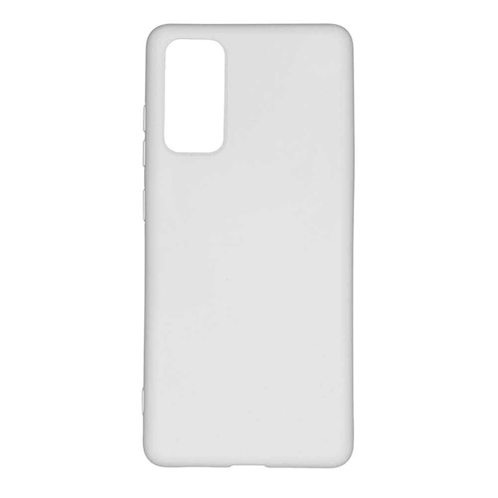 Cиликоновый чехол NONAME для Samsung Galaxy M51 (Белый), матовый
