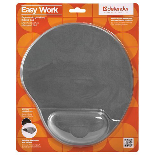 Коврик DEFENDER Easy Work серая лайкра