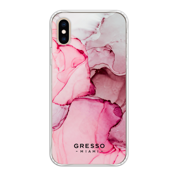 Задняя накладка GRESSO для iPhone XS Max. Коллекция "Skyfall". Модель "French Rose".