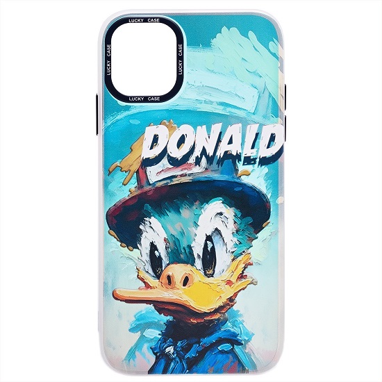 Задняя накладка PC081 для iPhone11 (003) (multi color)