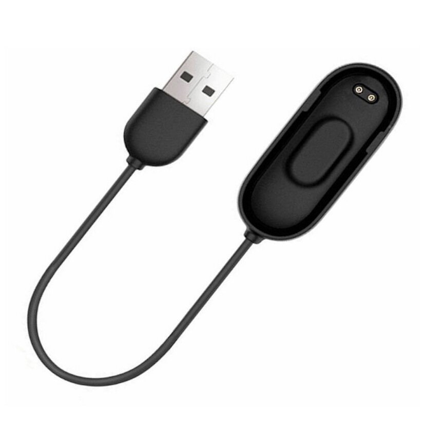 Кабель USB <--> Xiaomi Mi Band 4 WALKER C154 черный