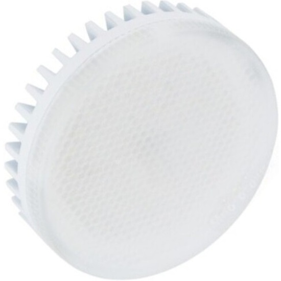 Лампа светодиодная ECOLA Tablet 10W/4200K/GX53 матовое стекло (ребристый алюм. радиатор)