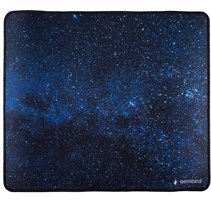 Коврик GEMBIRD MP-35-30-SPACE, 350х300х3мм, "космос", ткань+резина, коробка