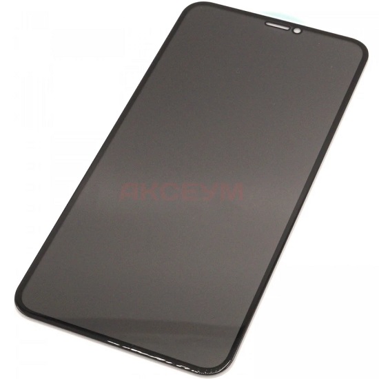 Противоударное стекло NONAME для iPhone XS Max/11 Pro Max матовое, черное